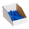 imageBOX USA Cardboard Storage Bins Open Top Bin Box 4quotL x 12quotW x 45quotH 50Pack  Medium for Inventory Organization Parts Garage Warehouse or Home Cubby Oyster White 8x18x10White