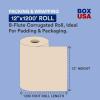 imageBOX USA Moving Paper Rolls Kraft 12quot x 1200 1Pack  Recycled Paper Roll for Packing Shipping and Storage
