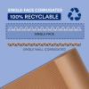 imageBOX USA Shipping Corrugated Roll 24quotL x 250quotW 1Pack  Singleface Corrugated Cardboard Roll for Packing Moving and Storage24 x 250