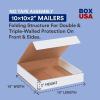 imageBOX USA Small Shipping Boxes 175quotL x 35quotW x 35quotH 50Pack  Foldable Corrugated Cardboard CrushProof Box for Shipping Packing Moving and Storage10 x 10 x 2