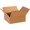 imageBOX USA 10 x 8 x 4 Corrugated Cardboard Boxes Flat 10quotL x 8quotW x 4quotH Pack of 25  Shipping Packaging Moving Storage Box for Home or Business Strong Wholesale Bulk Boxes13 x 11 x 5