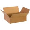 imageBOX USA 10 x 8 x 4 Corrugated Cardboard Boxes Flat 10quotL x 8quotW x 4quotH Pack of 25  Shipping Packaging Moving Storage Box for Home or Business Strong Wholesale Bulk Boxes13 x 10 x 4