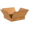 imageBOX USA 10 x 8 x 4 Corrugated Cardboard Boxes Flat 10quotL x 8quotW x 4quotH Pack of 25  Shipping Packaging Moving Storage Box for Home or Business Strong Wholesale Bulk Boxes12 x 12 x 2