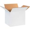 imageBOX USA 12 x 8 x 8 Corrugated Cardboard Boxes Small 12quotL x 8quotW x 8quotH Pack of 25  Shipping Packaging Moving Storage Box for Home or Business Strong Wholesale Bulk BoxesWhite Corrugated