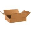 imageBOX USA 18 x 14 x 4 Corrugated Cardboard Boxes Flat 18quotL x 14quotW x 4quotH Pack of 25  Shipping Packaging Moving Storage Box for Home or Business Strong Wholesale Bulk Boxes