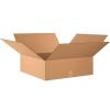 imageBOX USA 24x24x8 Flat Corrugated Boxes Flat 24L x 24W x 8H Pack of 10  Shipping Packaging Moving Storage Box for Home or Business Strong Wholesale Bulk BoxesStandard Corrugated