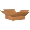 imageBOX USA 26x26x6 Flat Corrugated Boxes Flat 26L x 26W x 6H Pack of 10  Shipping Packaging Moving Storage Box for Home or Business Strong Wholesale Bulk Boxes