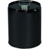 imageBOX USA BHAZ1077 Metal Pail Closed Head 5 Gallon Black Pack of 1 Each