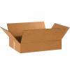 imageBOX USA Shipping Boxes Flat 18quotL x 12quotW x 3quotH 25Pack  Corrugated Cardboard Box for Packing Moving and Storage