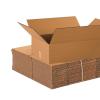 imageBOX USA Shipping Boxes Flat 20quotL x 14quotW x 6quotH 25Pack  Corrugated Cardboard Box for Packing Moving and StorageStandard Corrugated