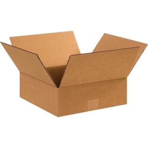 imageBOX USA 10 x 8 x 4 Corrugated Cardboard Boxes Flat 10quotL x 8quotW x 4quotH Pack of 25  Shipping Packaging Moving Storage Box for Home or Business Strong Wholesale Bulk Boxes11 x 11 x 4