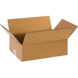 imageBOX USA 10 x 8 x 4 Corrugated Cardboard Boxes Flat 10quotL x 8quotW x 4quotH Pack of 25  Shipping Packaging Moving Storage Box for Home or Business Strong Wholesale Bulk Boxes12 x 8 x 4