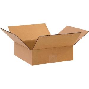 imageBOX USA 10 x 8 x 4 Corrugated Cardboard Boxes Flat 10quotL x 8quotW x 4quotH Pack of 25  Shipping Packaging Moving Storage Box for Home or Business Strong Wholesale Bulk Boxes10 x 10 x 3
