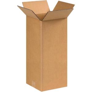 imageBOX USA 12 x 12 x 36 Corrugated Cardboard Boxes Tall 12quotL x 12quotW x 36quotH Pack of 15  Shipping Packaging Moving Storage Box for Home or Business Strong Wholesale Bulk Boxes8 x 8 x 18