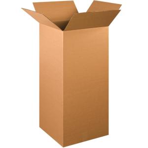 imageBOX USA 12 x 12 x 36 Corrugated Cardboard Boxes Tall 12quotL x 12quotW x 36quotH Pack of 15  Shipping Packaging Moving Storage Box for Home or Business Strong Wholesale Bulk Boxes16 x 16 x 36