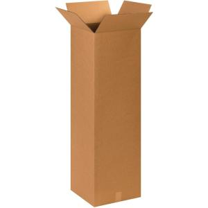 imageBOX USA 12 x 12 x 36 Corrugated Cardboard Boxes Tall 12quotL x 12quotW x 36quotH Pack of 15  Shipping Packaging Moving Storage Box for Home or Business Strong Wholesale Bulk Boxes15 x 15 x 48