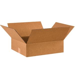 imageBOX USA 14 x 12 x 3 Corrugated Cardboard Boxes Flat 14L x 12W x 3H Pack of 25  Shipping Packaging Moving Storage Box for Home or Business Strong Wholesale Bulk Boxes