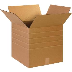 imageBOX USA 15 x 15 x 15 Corrugated Cardboard Boxes Medium 15quotL x 15quotW x 15quotH Pack of 25  Shipping Packaging Moving Storage Box for Home or Business Strong Wholesale Bulk BoxesSingle Wall MultiDepth