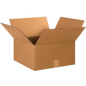 imageBOX USA 15 x 15 x 8 Corrugated Cardboard Boxes Medium 15quotL x 15quotW x 8quotH Pack of 25  Shipping Packaging Moving Storage Box for Home or Business Strong Wholesale Bulk Boxes