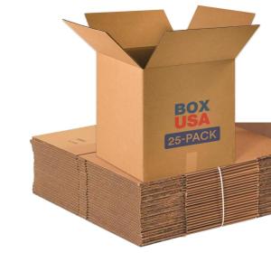 imageBOX USA 16 x 16 x 16 Corrugated Cardboard Boxes Medium 16quotL x 16quotW x 16quotH Pack of 25  Shipping Packaging Moving Storage Box for Home or Business Strong Wholesale Bulk Boxes16 x 16 x 16
