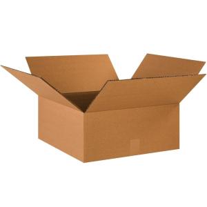 imageBOX USA 18 x 18 x 6 Corrugated Cardboard Boxes Flat 18quotL x 18quotW x 6quotH Pack of 20  Shipping Packaging Moving Storage Box for Home or Business Strong Wholesale Bulk BoxesDouble Wall
