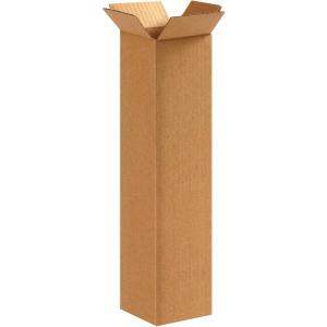 imageBOX USA 4x4x48 Tall Corrugated Boxes Tall 4L x 4W x 48H Pack of 25  Shipping Packaging Moving Storage Box for Home or Business Strong Wholesale Bulk Boxes4x4x16
