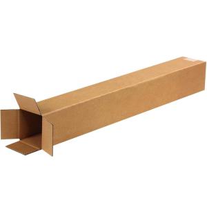 imageBOX USA 4x4x48 Tall Corrugated Boxes Tall 4L x 4W x 48H Pack of 25  Shipping Packaging Moving Storage Box for Home or Business Strong Wholesale Bulk Boxes4x4x30