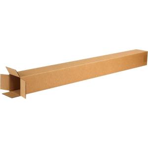 imageBOX USA 4x4x48 Tall Corrugated Boxes Tall 4L x 4W x 48H Pack of 25  Shipping Packaging Moving Storage Box for Home or Business Strong Wholesale Bulk Boxes4x4x48
