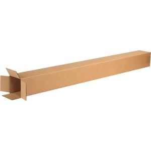 imageBOX USA 4x4x48 Tall Corrugated Boxes Tall 4L x 4W x 48H Pack of 25  Shipping Packaging Moving Storage Box for Home or Business Strong Wholesale Bulk Boxes4x4x50