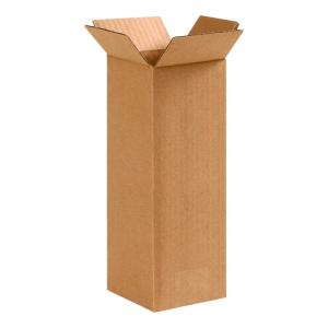 imageBOX USA 4x4x48 Tall Corrugated Boxes Tall 4L x 4W x 48H Pack of 25  Shipping Packaging Moving Storage Box for Home or Business Strong Wholesale Bulk Boxes4x4x10