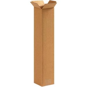 imageBOX USA 4x4x48 Tall Corrugated Boxes Tall 4L x 4W x 48H Pack of 25  Shipping Packaging Moving Storage Box for Home or Business Strong Wholesale Bulk Boxes4x4x20