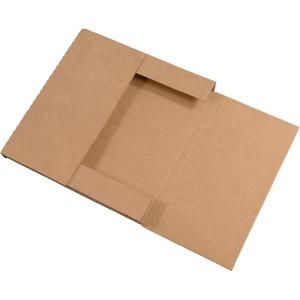 imageBOX USA Flat Mailer Shipping Boxes 18quotL x 12quotW x 2quotH Large 50Pack  Corrugated Cardboard Box for Small or Large Business Packaging Mailing and Storage10x8x1 Boxes