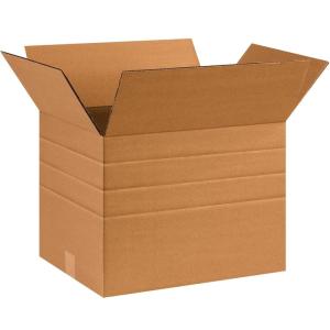 imageBOX USA Shipping Boxes Double Wall 16quotL x 12quotW x 12quotH 15Pack  Corrugated Cardboard Box for Packing Moving and StorageMultiDepth