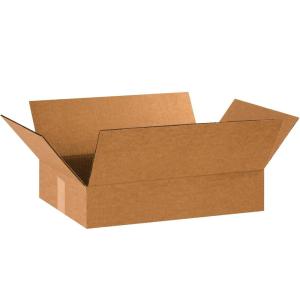 imageBOX USA Shipping Boxes Flat 18quotL x 12quotW x 3quotH 25Pack  Corrugated Cardboard Box for Packing Moving and Storage