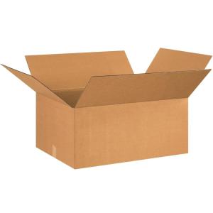 imageBOX USA Shipping Boxes MultiDepth 26quotL x 20quotW x 12quotH 10Pack  Corrugated Cardboard Box for Packing Moving and StorageStandard Corrugated
