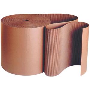 imageBOX USA Shipping Corrugated Roll 24quotL x 250quotW 1Pack  Singleface Corrugated Cardboard Roll for Packing Moving and Storage24 x 250