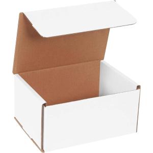 imageBOX USA Small Shipping Boxes 175quotL x 35quotW x 35quotH 50Pack  Foldable Corrugated Cardboard CrushProof Box for Shipping Packing Moving and Storage8 x 6 x 4