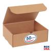 imageBOX USA BM1292K 12 18quotL x 9 14quotW x 2quotH Kraft Pack of 50200ECT32B Corrugated
