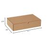 imageBOX USA BM1292K 12 18quotL x 9 14quotW x 2quotH Kraft Pack of 50200ECT32B Corrugated