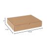 imageBOX USA BM1292K 12 18quotL x 9 14quotW x 2quotH Kraft Pack of 50200ECT32B Corrugated
