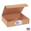 imageBOX USA BM1292K 12 18quotL x 9 14quotW x 2quotH Kraft Pack of 50200ECT32B Corrugated