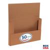 imageBOX USA BM1482BF 14 18quotL x 8 58quotW x 2quotH White Pack of 50200ECT32B Corrugated  Kraft
