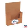 imageBOX USA BM1482BF 14 18quotL x 8 58quotW x 2quotH White Pack of 50200ECT32B Corrugated  Kraft