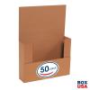 imageBOX USA BM1482BF 14 18quotL x 8 58quotW x 2quotH White Pack of 50200ECT32B Corrugated  Kraft