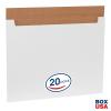 imageBOX USA BM1482BF 14 18quotL x 8 58quotW x 2quotH White Pack of 50200ECT32B Corrugated  White