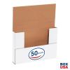 imageBOX USA BM1482BF 14 18quotL x 8 58quotW x 2quotH White Pack of 50200ECT32B Corrugated  White