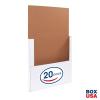 imageBOX USA BM1482BF 14 18quotL x 8 58quotW x 2quotH White Pack of 50200ECT32B Corrugated  White