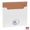 imageBOX USA BM1482BF 14 18quotL x 8 58quotW x 2quotH White Pack of 50200ECT32B Corrugated  White