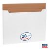 imageBOX USA BM1482BF 14 18quotL x 8 58quotW x 2quotH White Pack of 50200ECT32B Corrugated  White