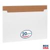 imageBOX USA BM1482BF 14 18quotL x 8 58quotW x 2quotH White Pack of 50200ECT32B Corrugated  White